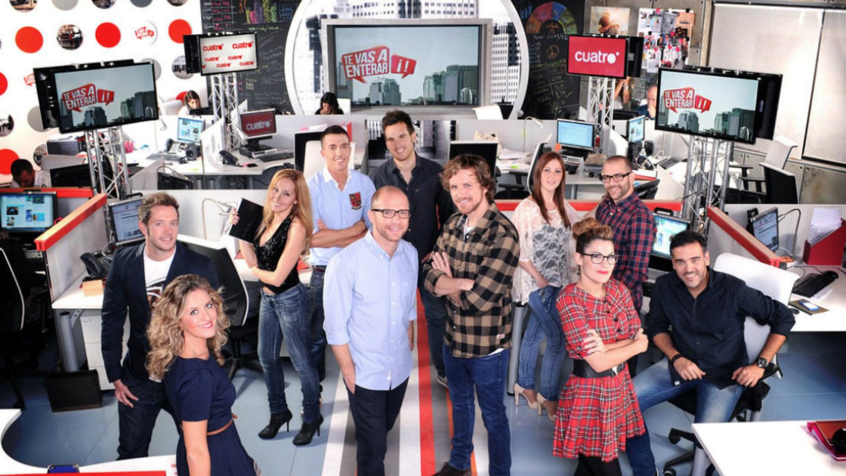 El equipo de 'Te vas a enterar'.