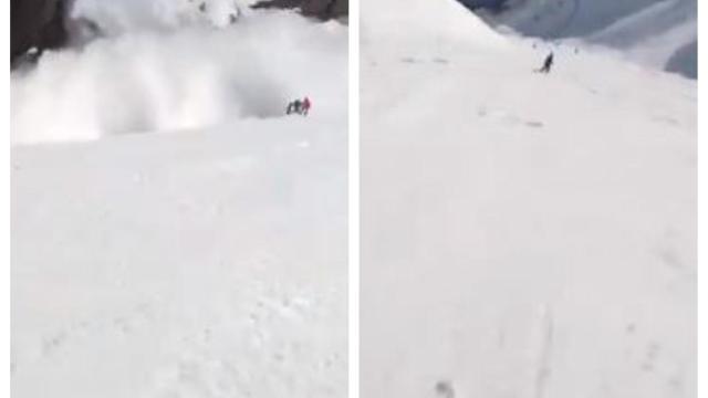 Avalancha en la estación de esquí suiza de Crans-Montana