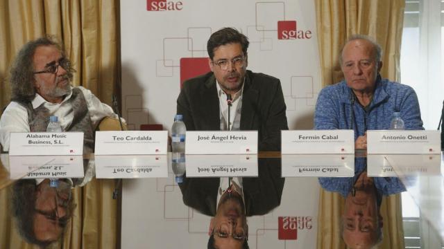 El presidente de la SGAE, Hevia, en una foto de archivo.