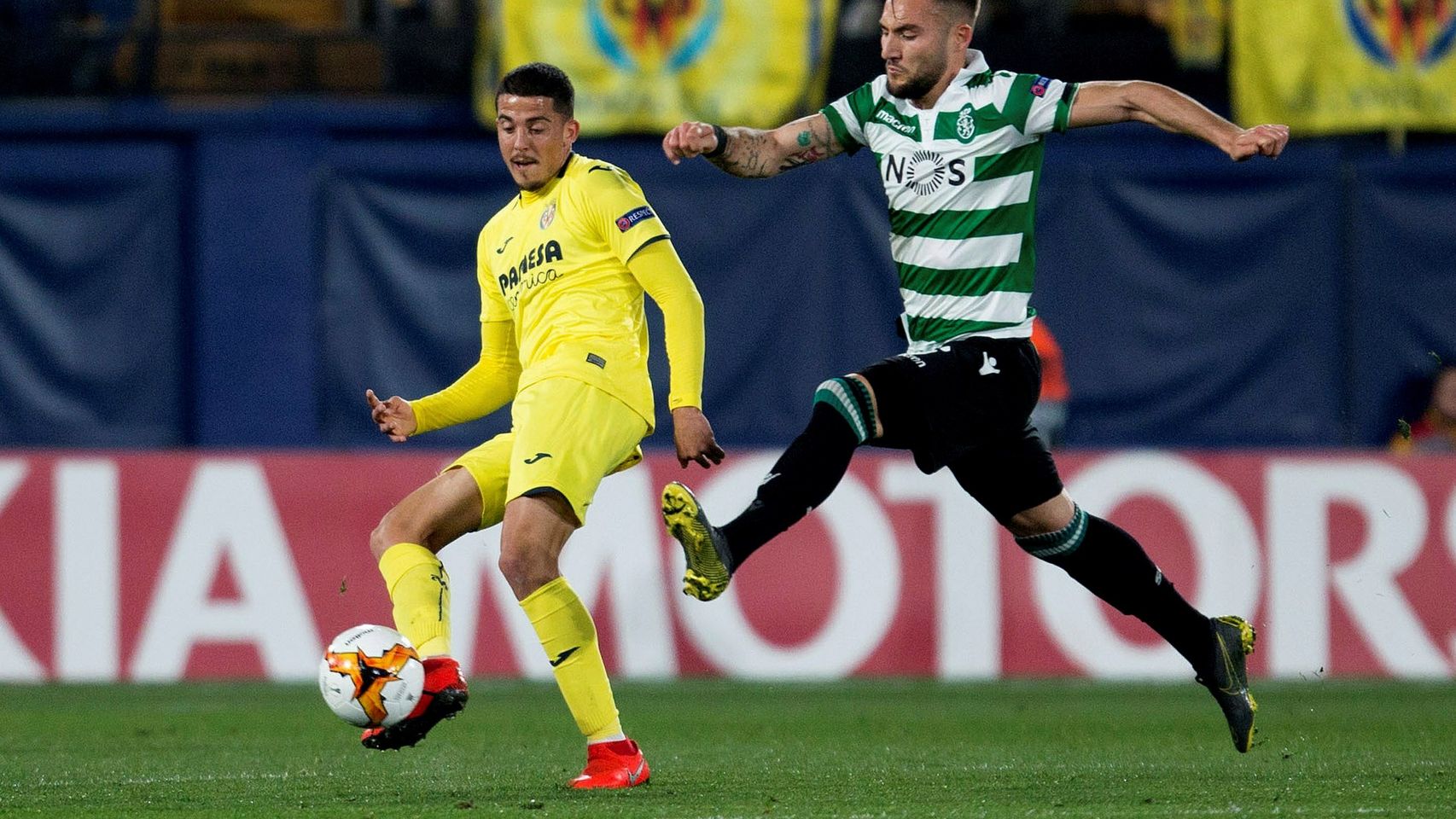 Fornals, en un momento del partido