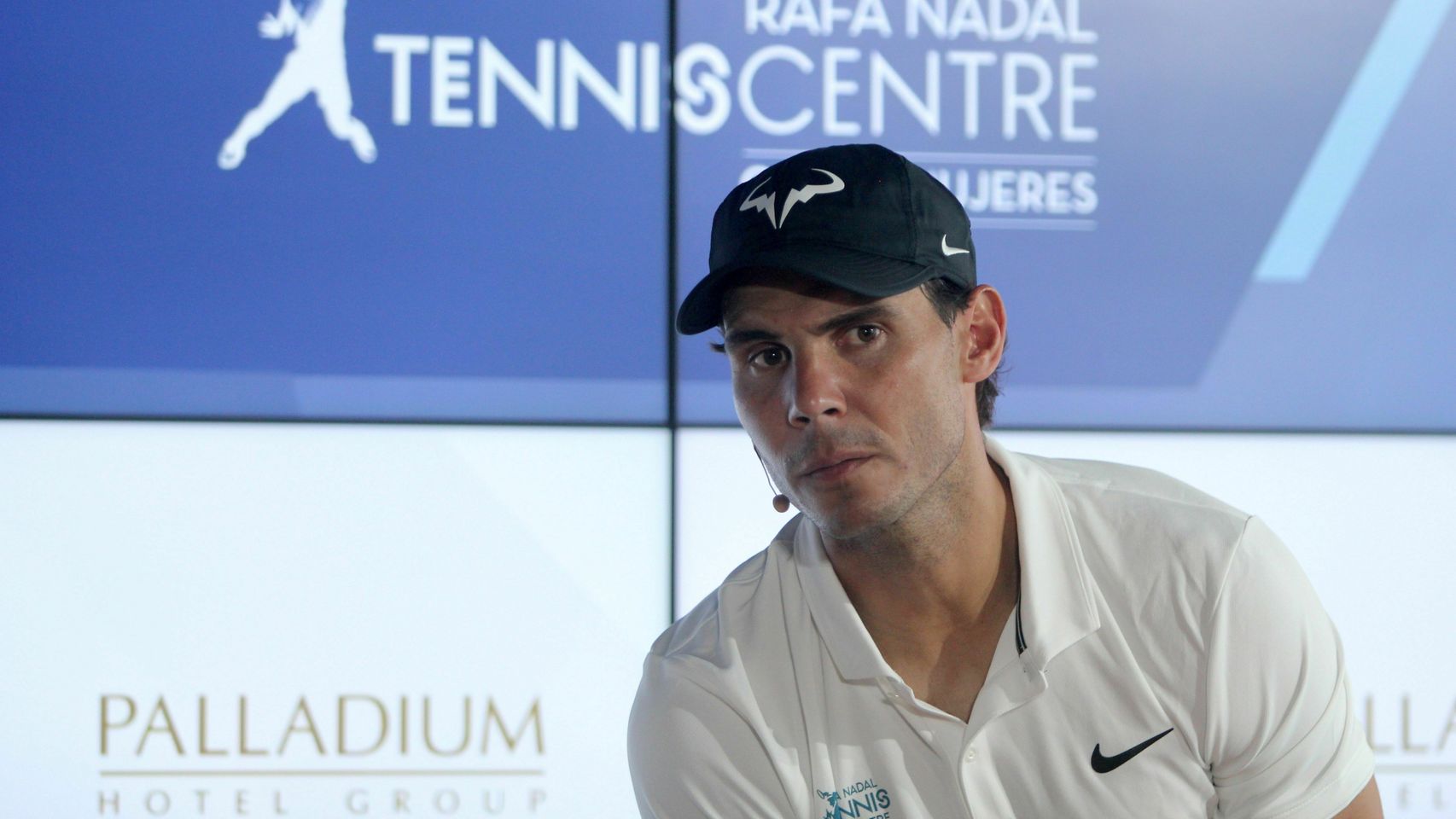 Nadal, durante el acto