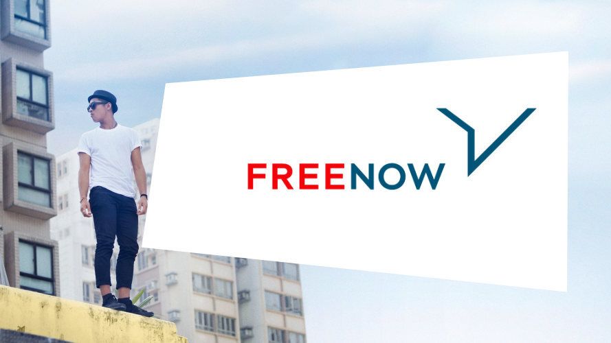 El logo de Free Now en una imagen de archivo.