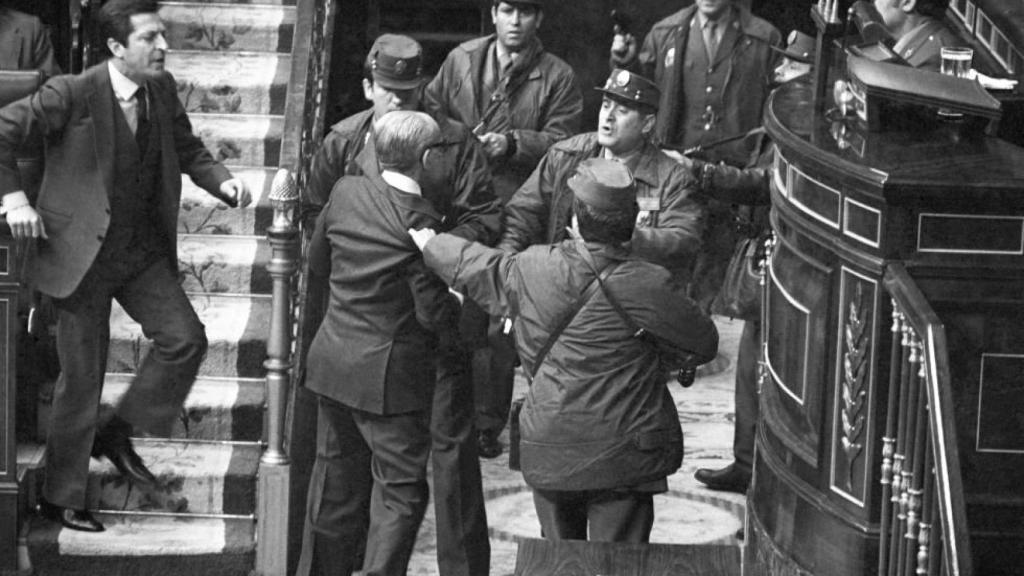 Congreso de los Diputados durante el 23-F