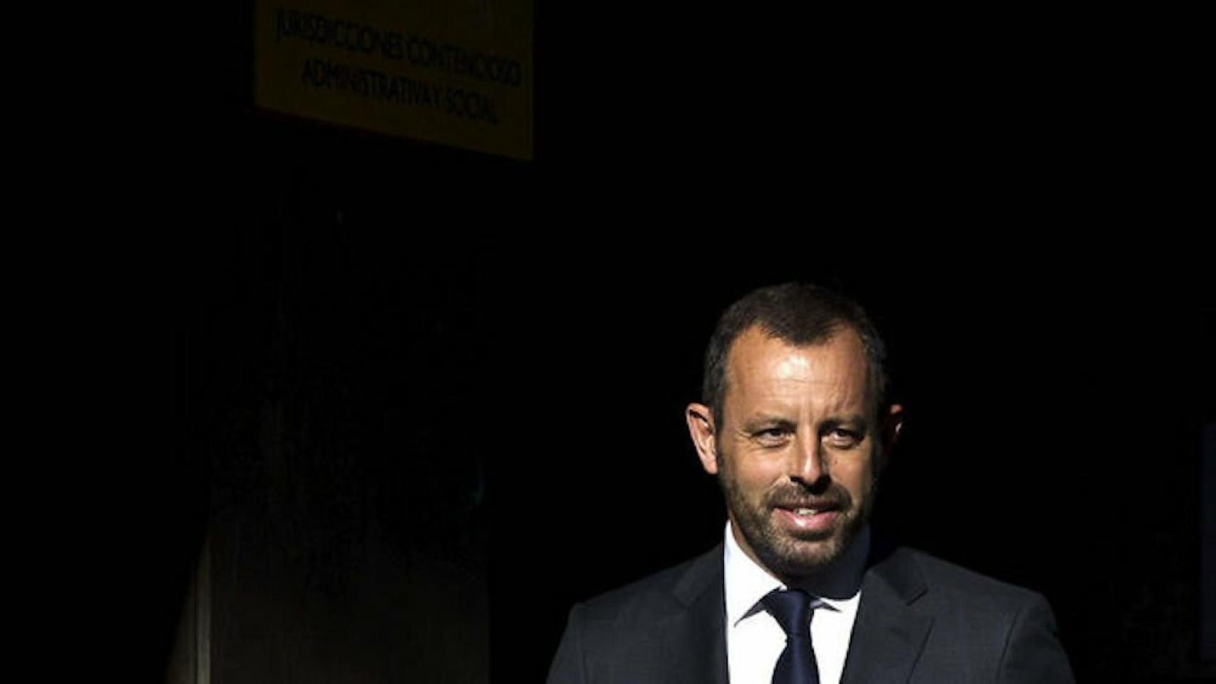 Sandro Rosell, expresidente del Fútbol Club Barcelona.