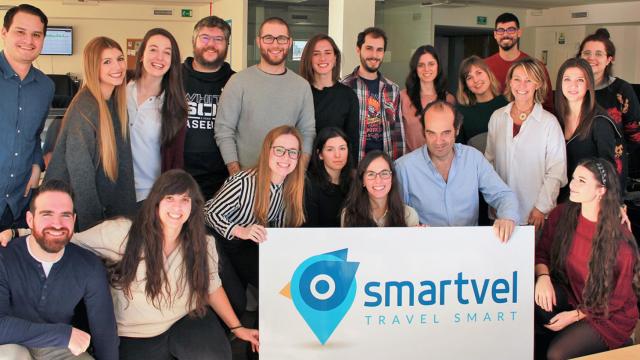 El equipo de Smartvel en las oficinas de la compañía.