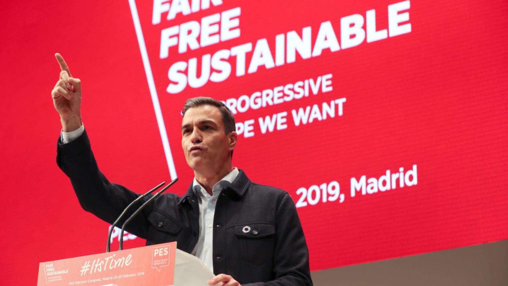 El secretario general del PSOE y presidente del Gobierno, Pedro Sánchez.