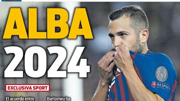 Portada del diario Sport (25/02/2019)