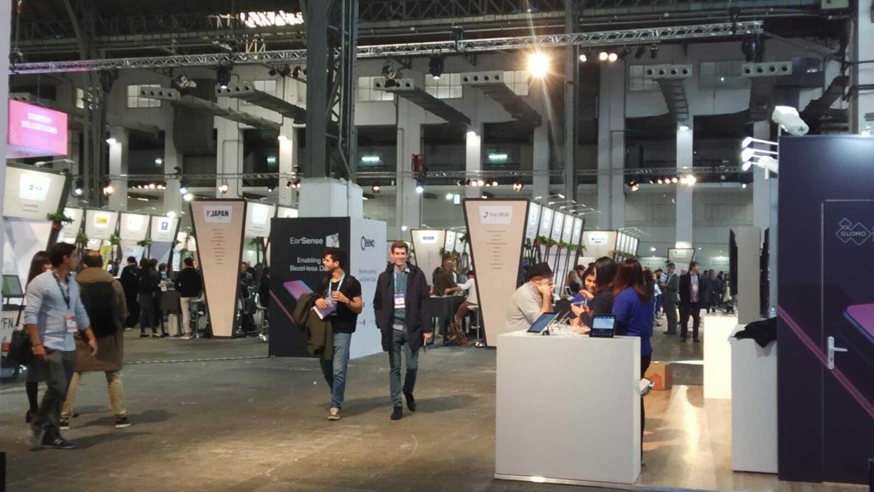 Los stands de las 'start-ups' en el 4YFN.