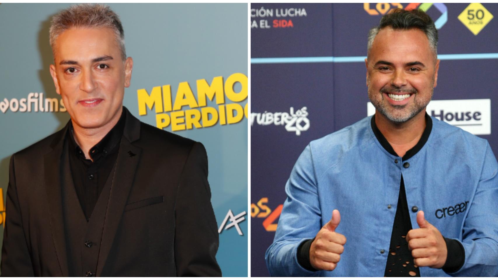 Kiko Hernández y Juan Magán en montaje JALEOS
