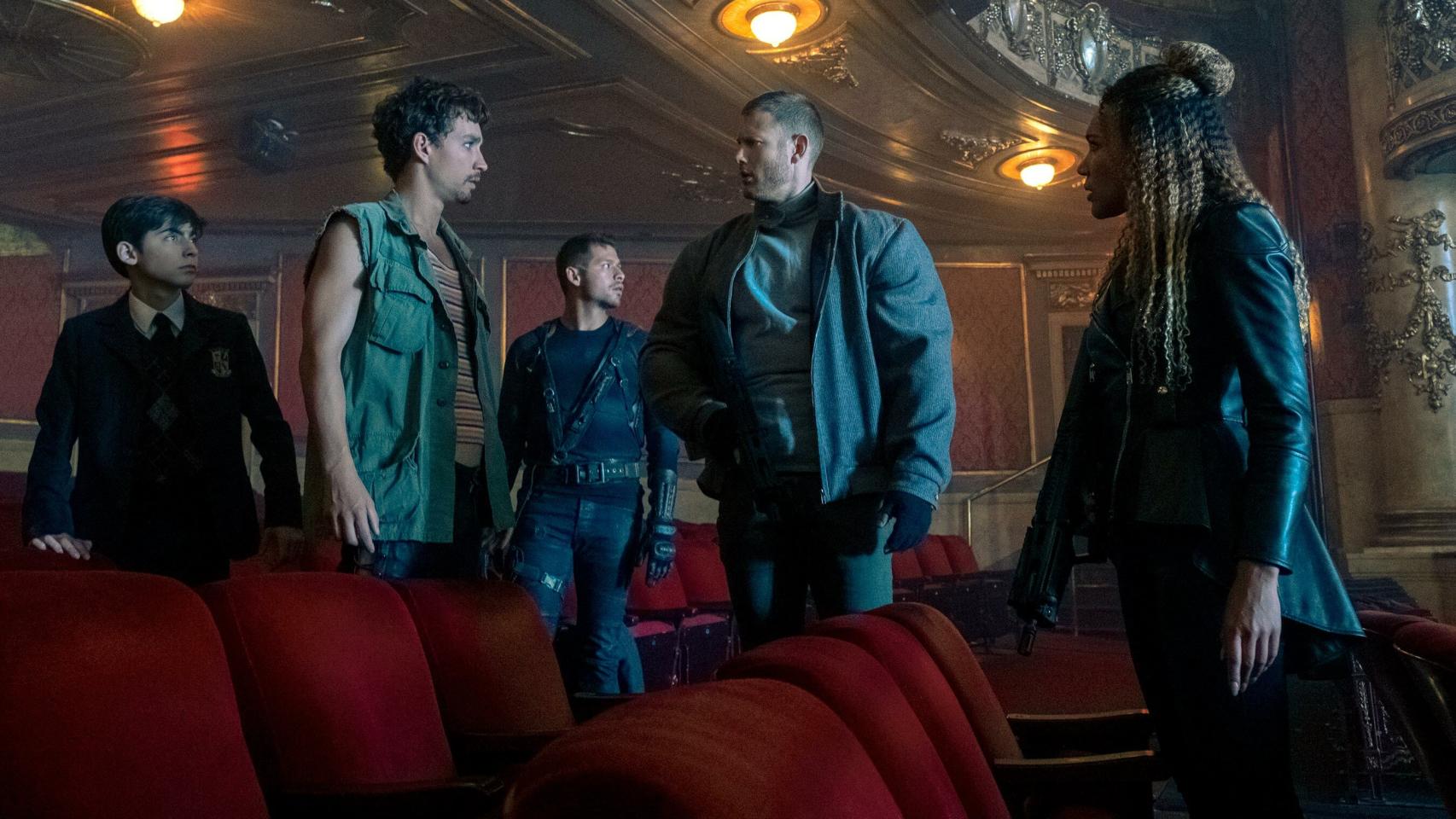 Los hermanos superhéroes en The Umbrella Academy