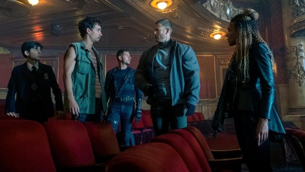 Los hermanos superhéroes en The Umbrella Academy