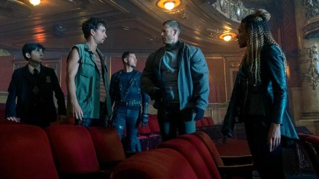 Los hermanos superhéroes en The Umbrella Academy