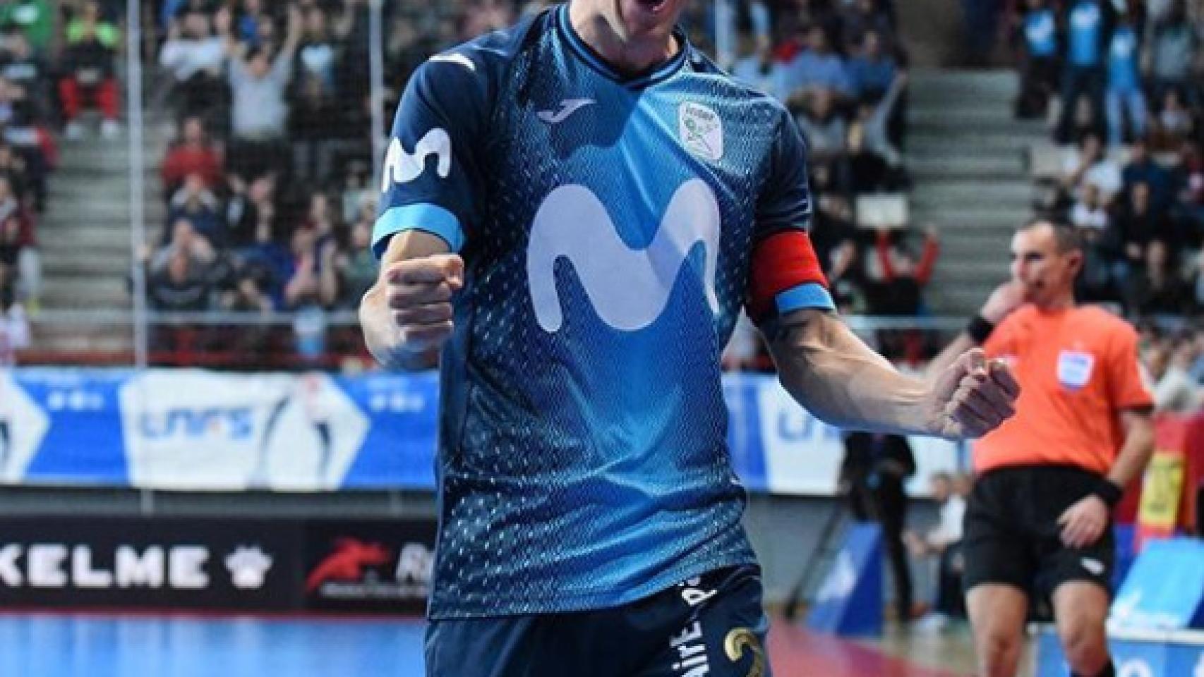 Ortiz, capitán de Movistar Inter. Foto: Instagram (@Ortiz23futsal)