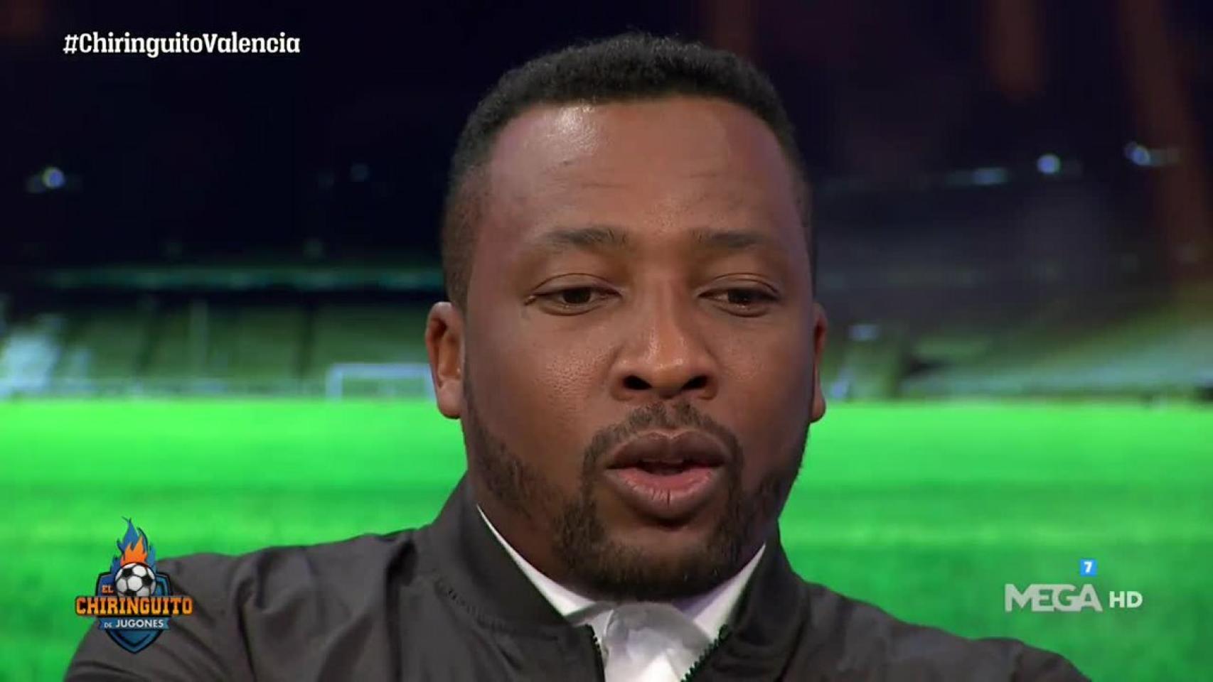 Congo en El Chiringuito. Foto: Twitter (@elchiringuitotv)