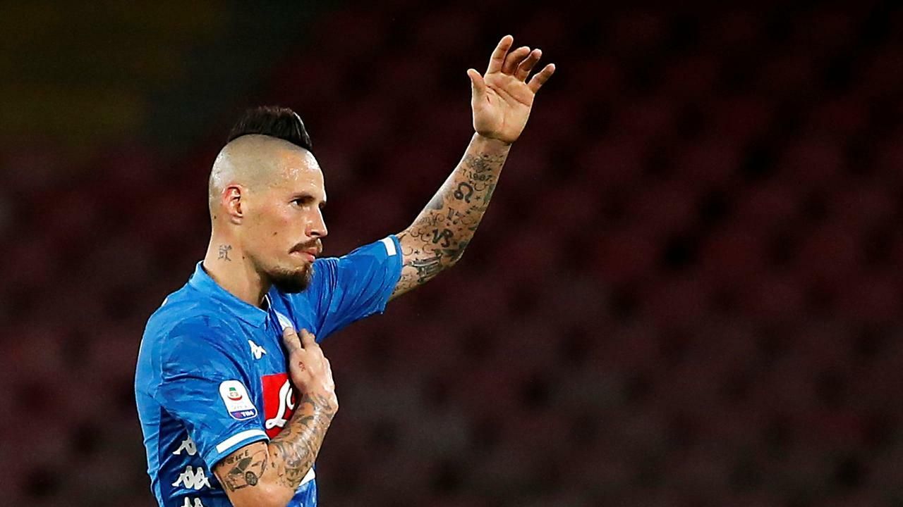 Hamsik, en el Nápoles