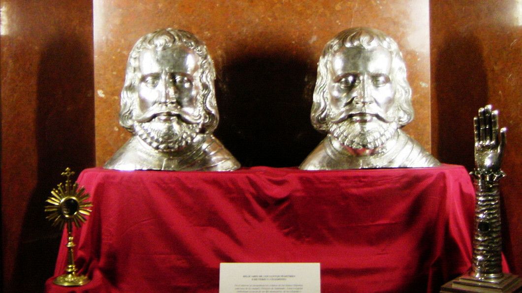 Rostros de San Celedonio y San Emeterio