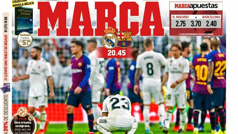 Portada del diario MARCA (02/03/2019)