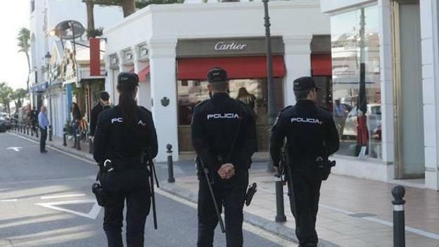 Policía en Marbella