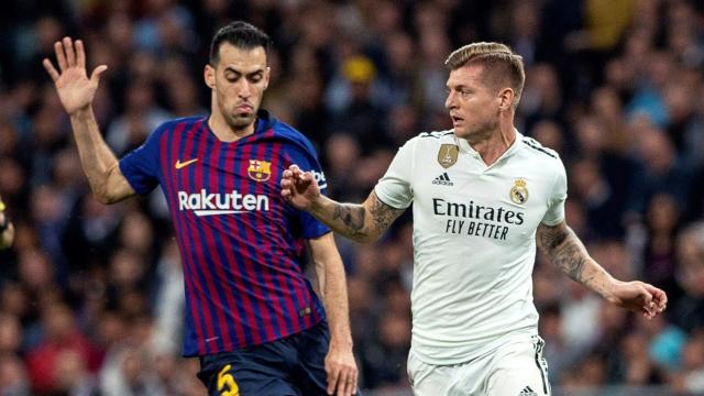 Kroos ante Busquets en El Clásico