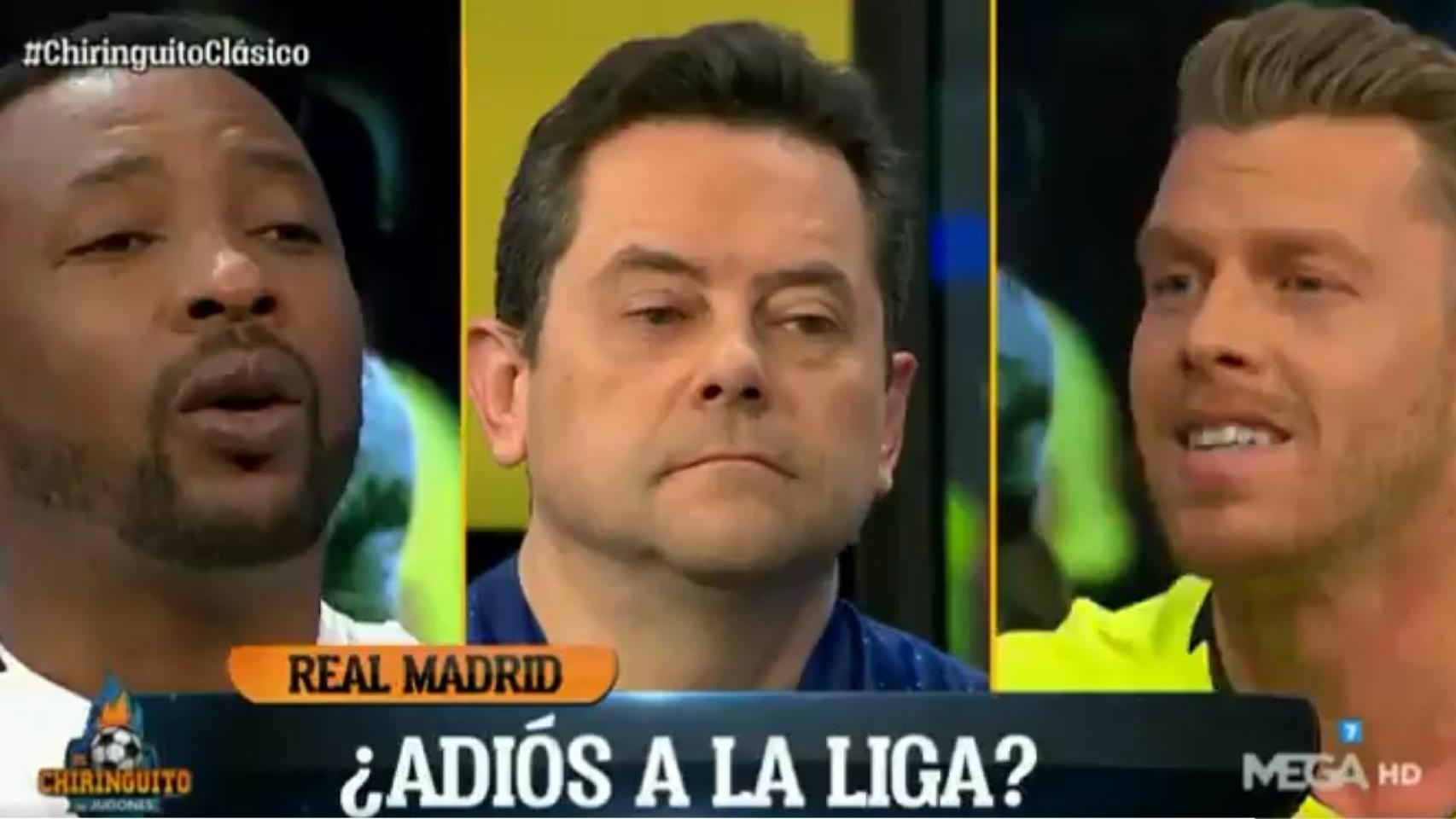 Jota Jordi en 'El Chiringuito'.