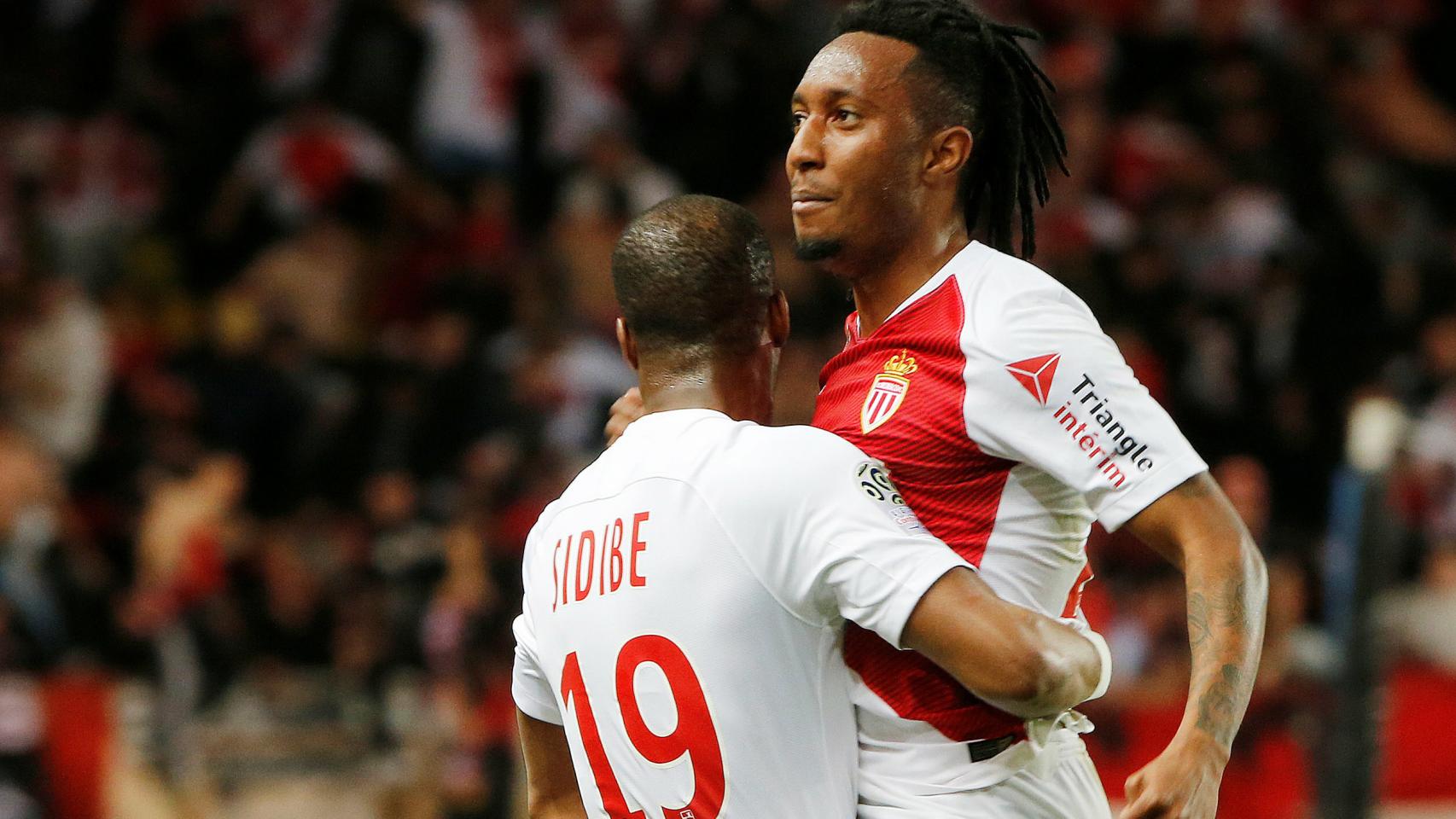 Gelson Martins celebra un gol con el Mónaco
