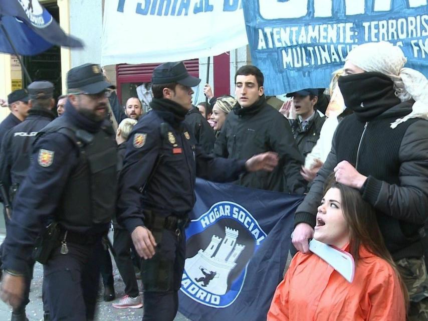 Manifestación de Hogar Social.