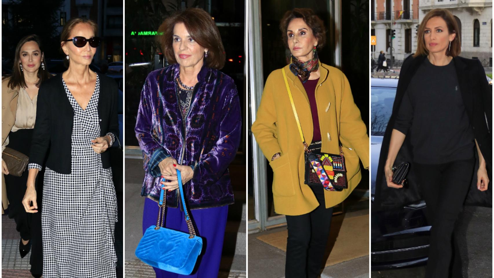 Isabel Preysler y Tamara Falcó, Ana botella, Naty Abascal y Nieves Álvarez son algunas de las que se han acercado al tanatorio.