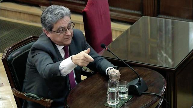 Millo, durante su declaración en el Supremo