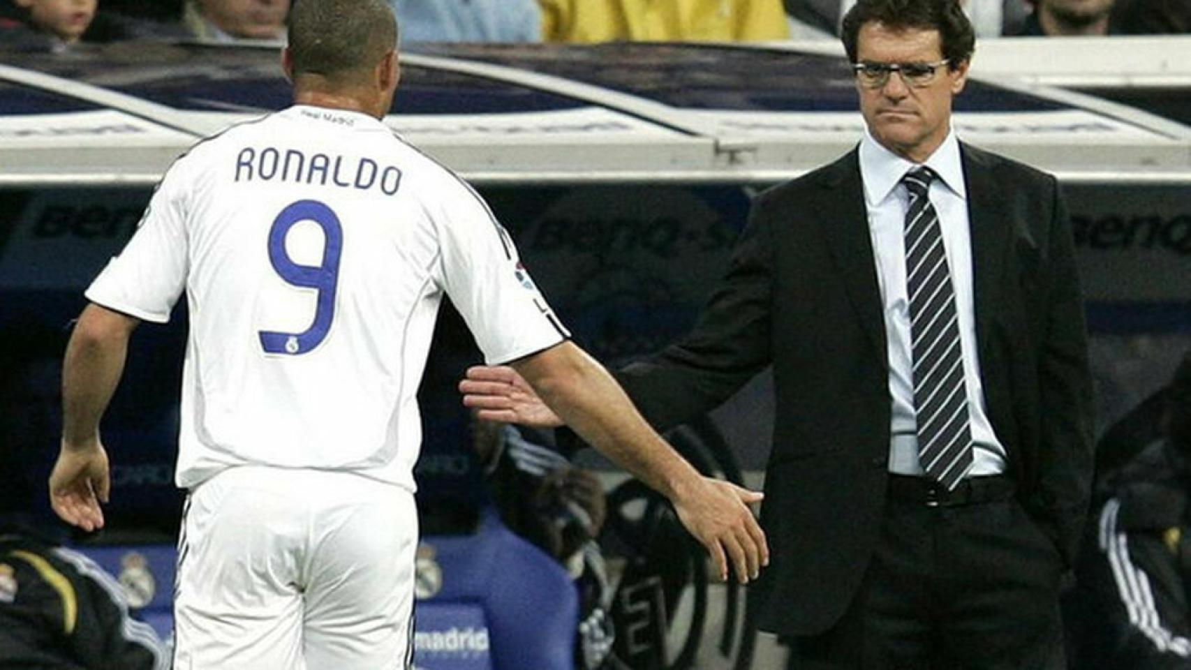 Fabio Capello como entrenador del Real Madrid