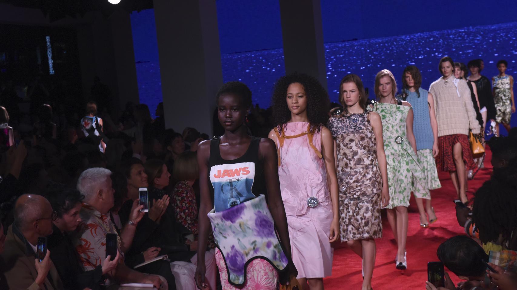 Último desfile de Calvin Klein en septiembre de 2018 en Nueva York.