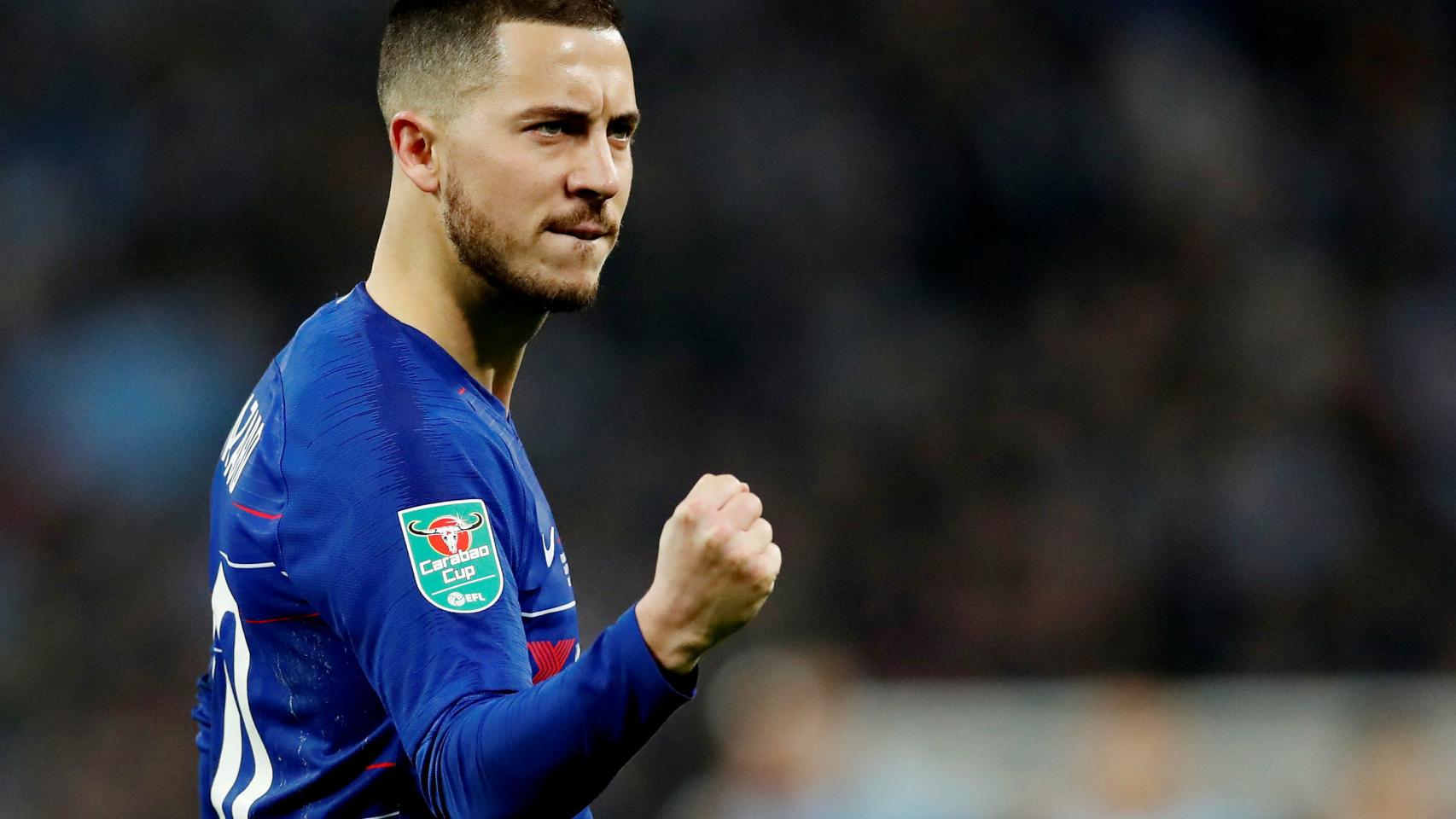 Eden Hazard, durante un partido del Chelsea