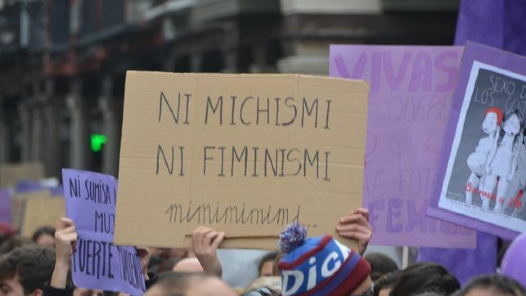 Pancarta de una de movilizaciones por el 8M el pasado año en Madrid