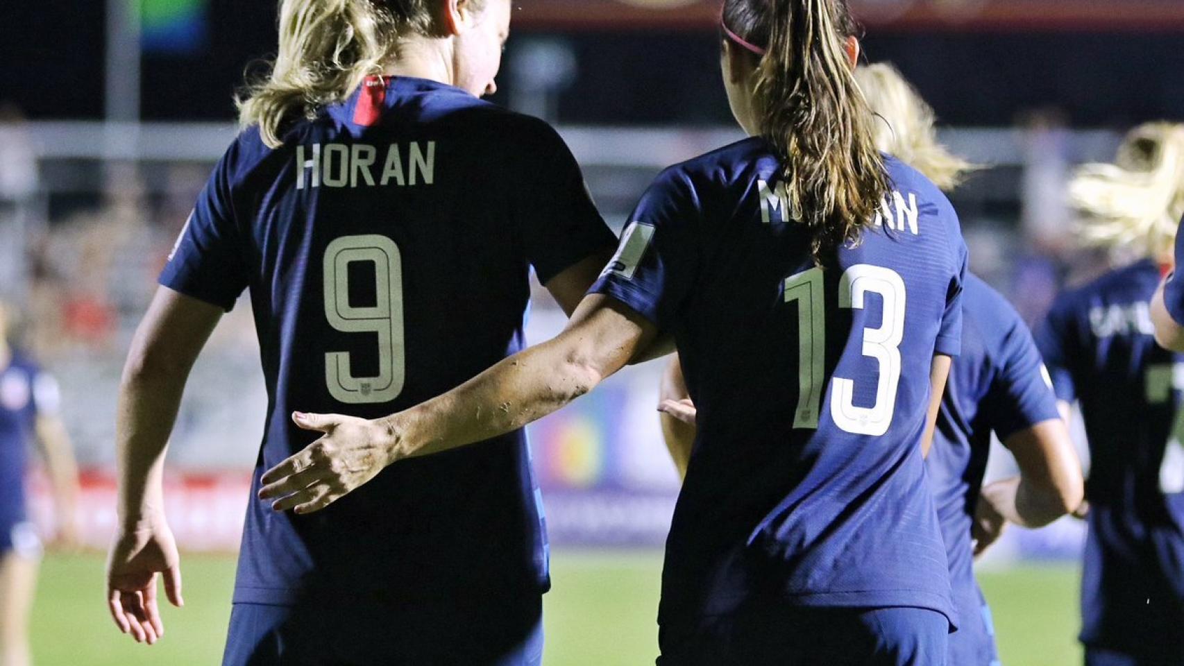 Selección femenina de fútbol de EEUU. Foto: Twitter (@alexmorgan13)
