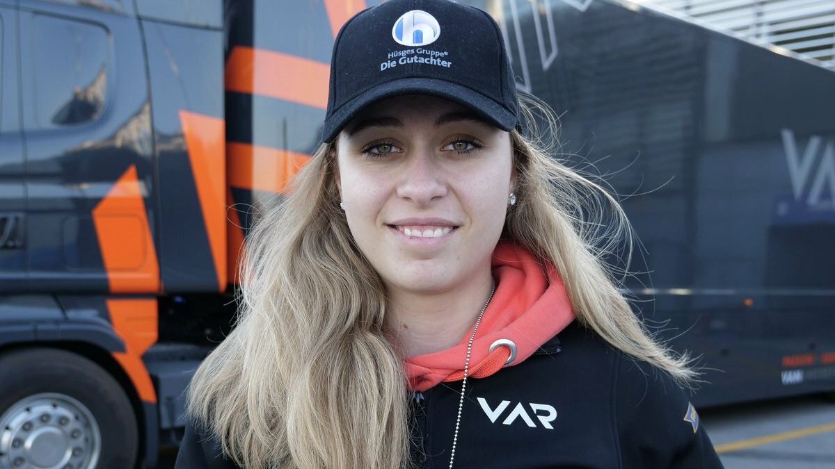 Sophia Floersch en Monza. Foto: Twitter (@SophiaFloersch)