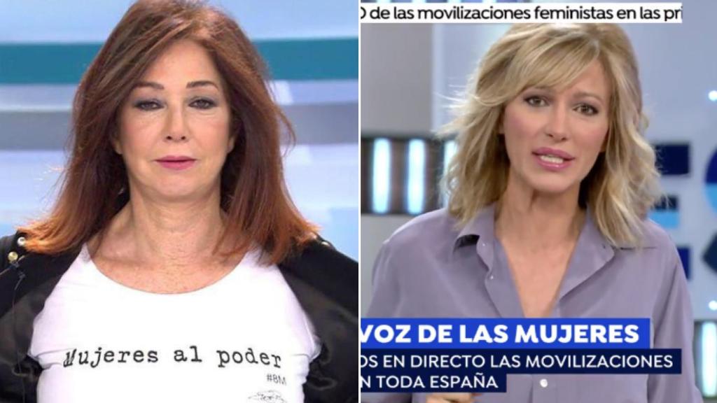 Ana Rosa Quintana y Susanna Griso.