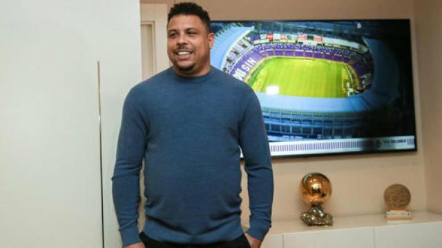 Ronaldo Nazario, presidente del Real Valladolid.