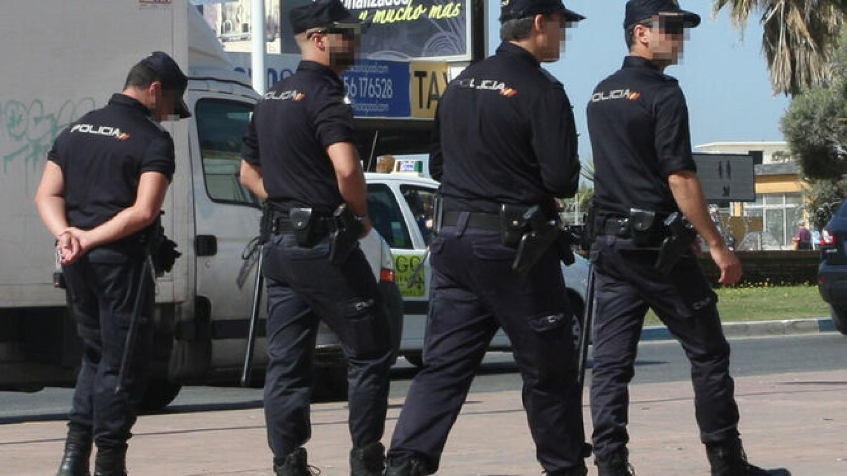 Agentes de la Policía en una imagen de archivo.