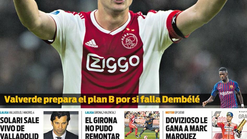La portada del diario Sport (11/03/2019)