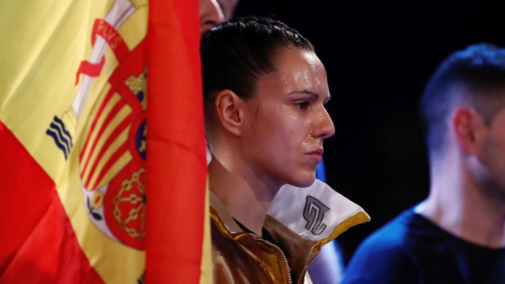 Joana Pastrana, antes de defender el título Mundial en Moralzarzal.