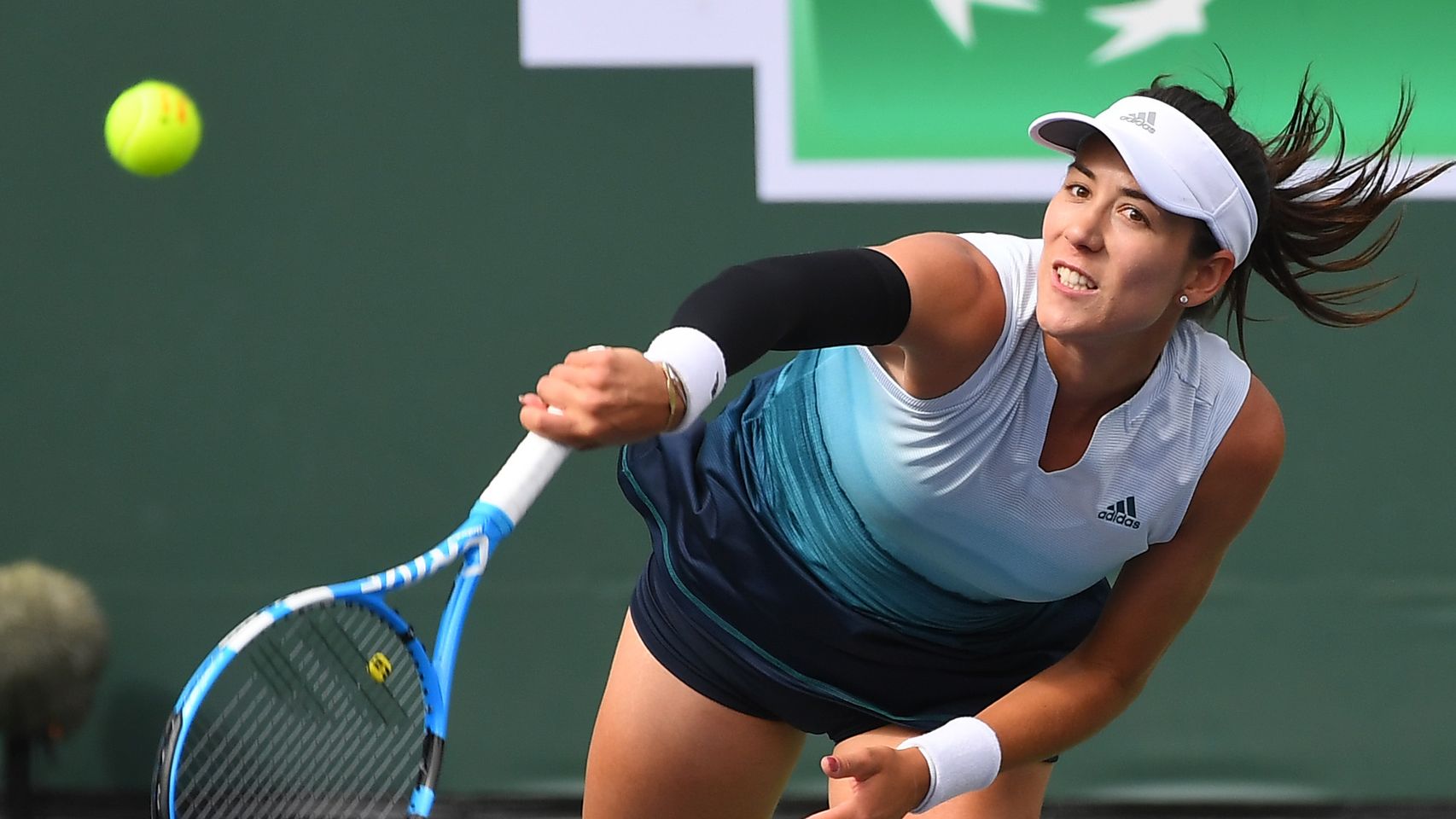 Garbiñe Muguruza en Indian Wells