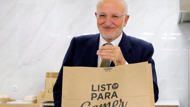 Juan Roig, presidente de Mercadona durante la presentación de su resultado anual.