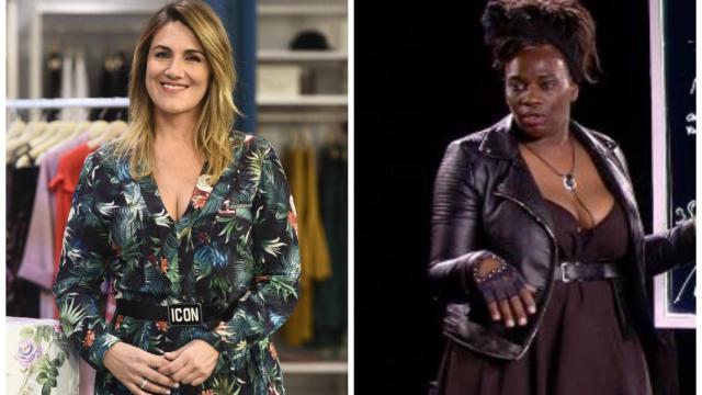 Carlota Corredera y Carolina Sobe en montaje JALEOS.