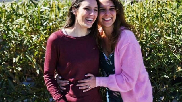 Irene Montero junto a su amiga Noelia en una imagen de sus redes sociales.