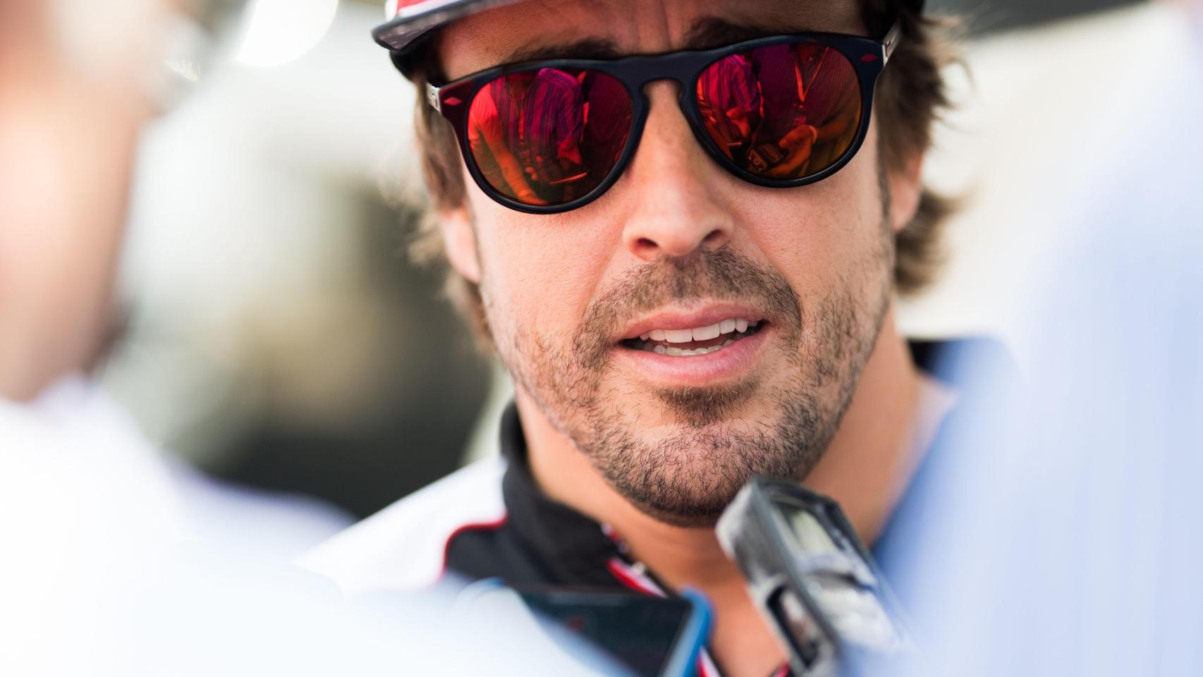 Fernando Alonso en el circuito dE Sebring
