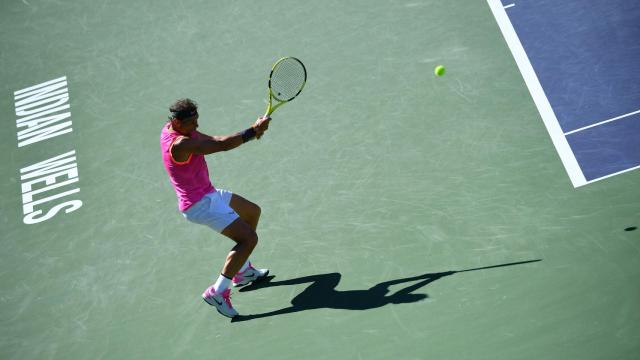 Nadal, en el partido ante Schwartzman.