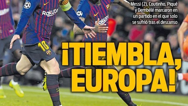 Portada Diario Sport (14/03/2019)