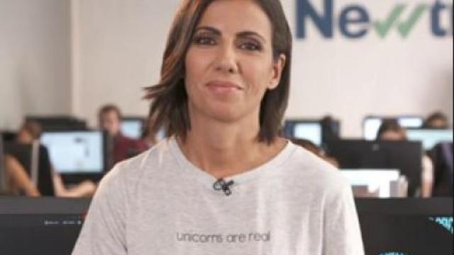La periodista Ana Pastor, en la redacción de Newtral, el nuevo medio que ha lanzado este año.