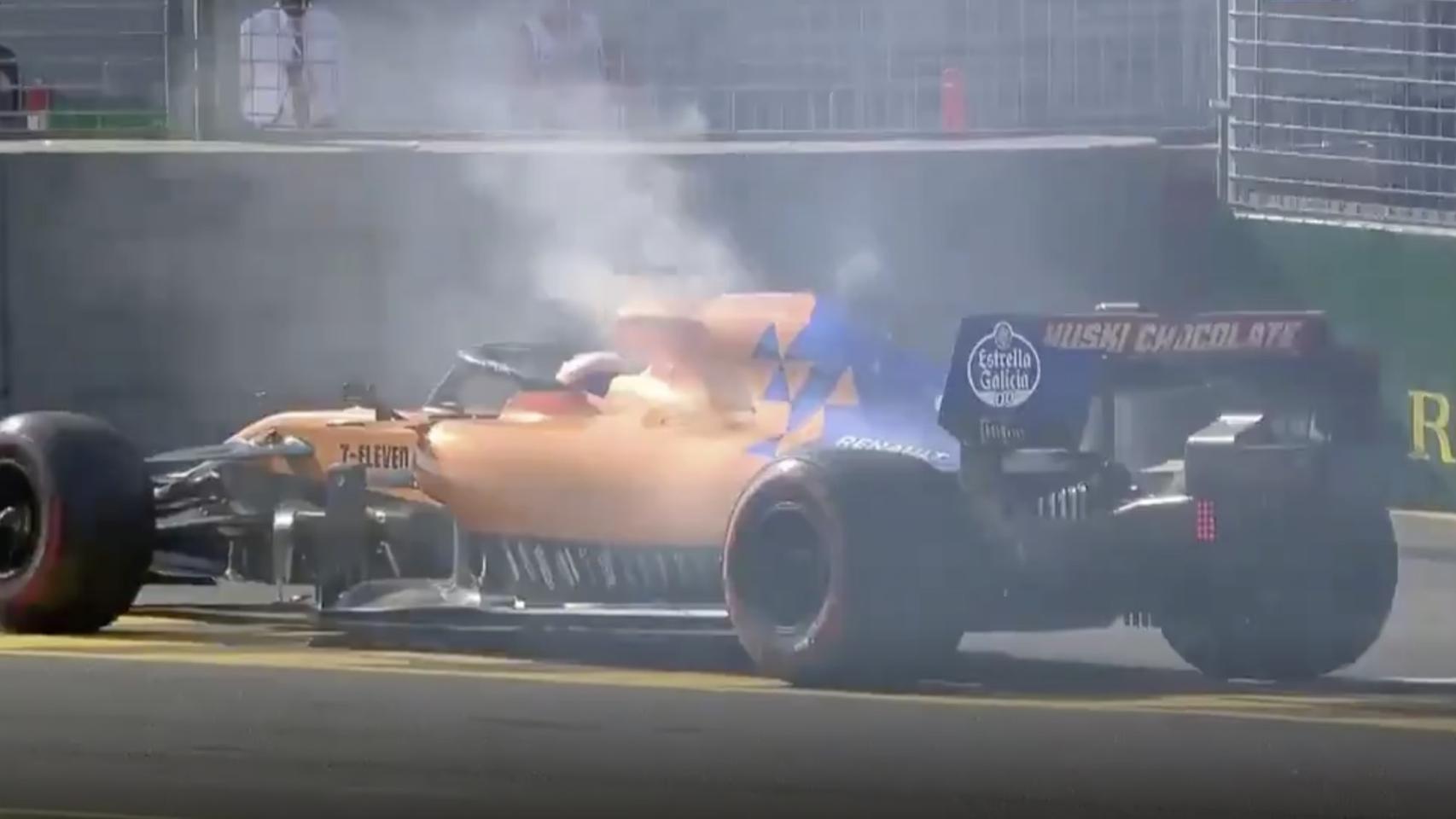 Carlos Sainz abandona en el GP de Australia
