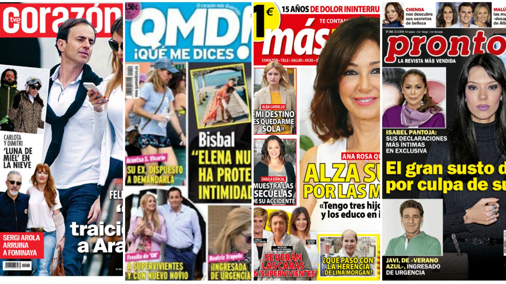 Estas son las revistas de este lunes.