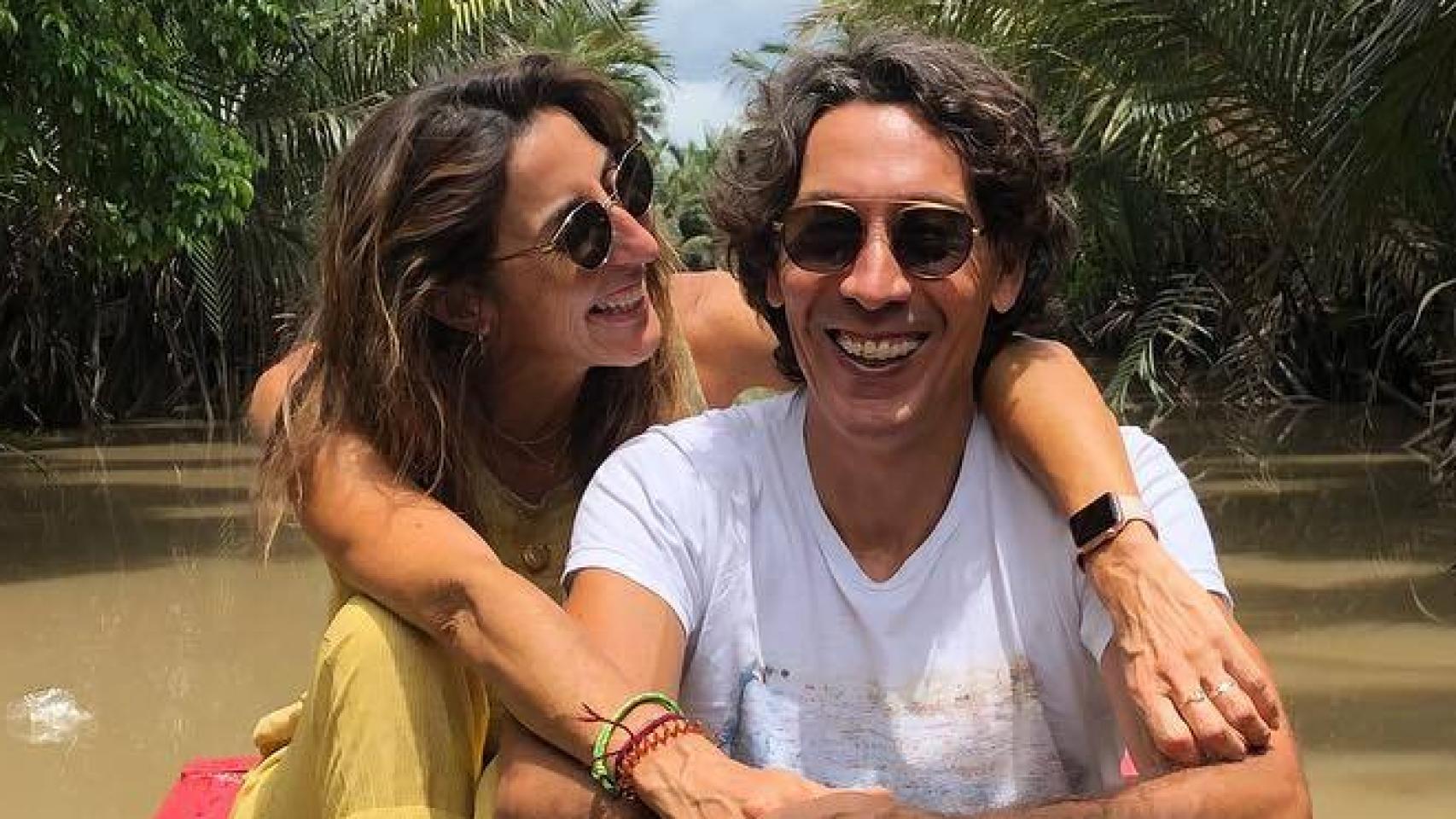 Paz Padilla y Juan Vidal, en una foto de sus redes sociales.